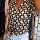 Rachel | Casual Printed V-Neck Top