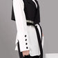 Conie - Black cardigan and blouse with long sleeves