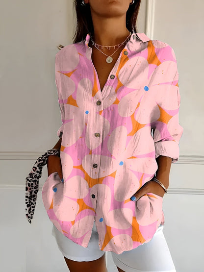 Amara - Lightweight floral print blouse