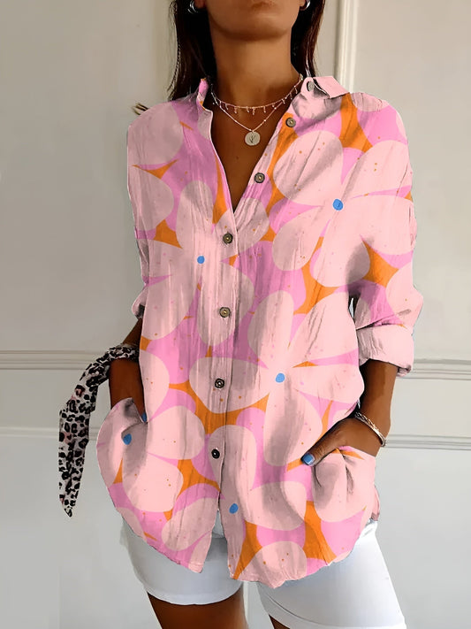 Amara - Lightweight floral print blouse