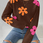 Florie - Knitted sweater with floral print
