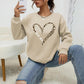 Delilah - Leopard and Wild Heart Print Sweatshirt