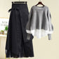Caroline - Women's Knitted Sweater and Skirt Two-Piece Set