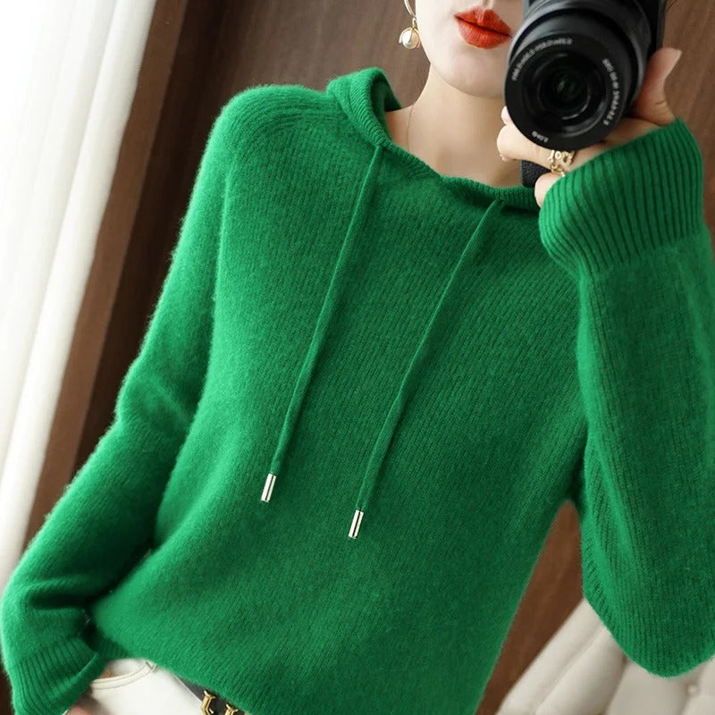 Dorothy - Knitted sweater with hood