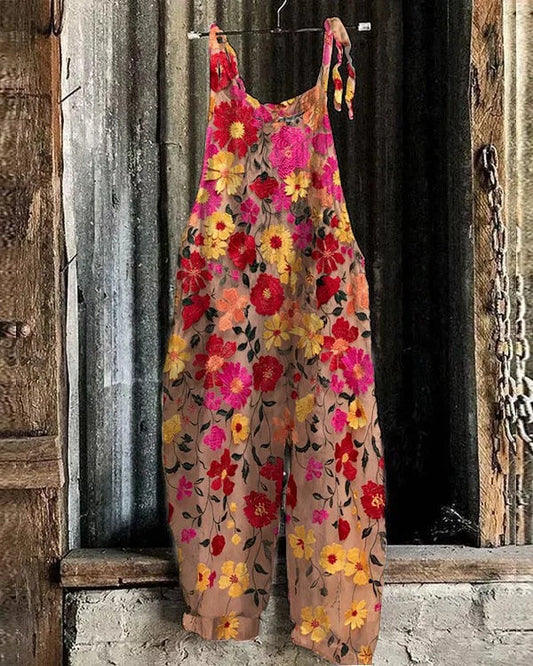 Ruby - Jumpsuit with vintage print