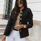 Martha - Elegant O-neck blazer jacket with long sleeves