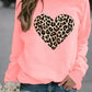Jean - Women's round neck sweater with animal motifs