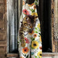 Ruby - Jumpsuit with vintage print