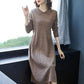 Ruth - Knitted dress with long sleeves