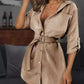 Kaitlyn - Rolled Sleeve Shirt Dress