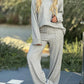 Lorraine - Long sleeve top and wide leg pants