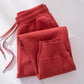 Alice - Women's Fleece Lined Elastic Waist Long Pants