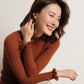 Marion - Knitted sweater with high collar