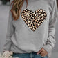 Jean - Women's round neck sweater with animal motifs