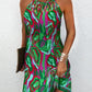 Cosima - Multicolored dress with abstract print