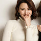 Marion - Knitted sweater with high collar