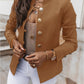 Martha - Elegant O-neck blazer jacket with long sleeves