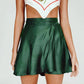 Georgette - High Waist Satin Wrap Skirt