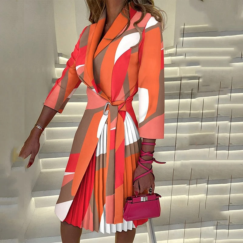 Alma - Elegant pleated dress