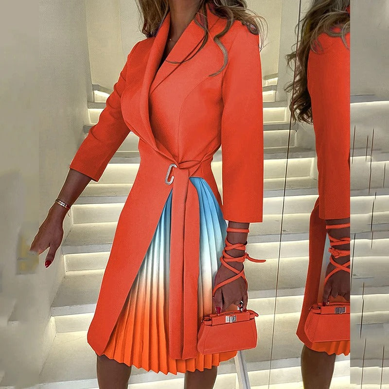 Alma - Elegant pleated dress