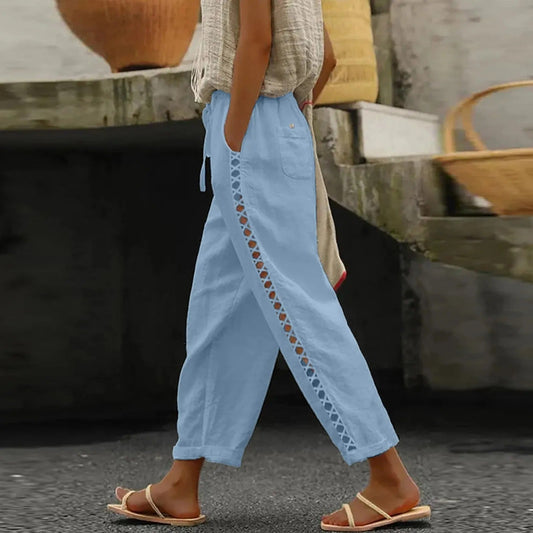 Cora - Casual baggy trousers with wide legs