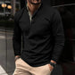 Hugo Polo - Stylish Longsleeve Polo With Colored Collar
