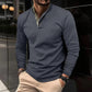 Hugo Polo - Stylish Longsleeve Polo With Colored Collar