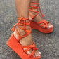 Daphne - Stylish wedge sandals