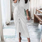 Harlet - Summer Bandage Mode Knopf gerüschtes Kleid