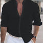 Matthias - Summer shirt with button closure for men
