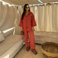 Eloise - Silk Cotton Long Sleeve &amp; Pants Set